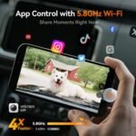 WOLFBOX G900Pro 12MP WiFi Touch Screen Rear View Mirror Dash Cam Smart Mirror RHD — изображение 4