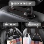 🔥LAST DAY SALE 50% OFF - 🚗Car Seat Back Alcantara Storage Hook - 💥Double Hook Holder for Convenient Storage – Vaizdas 5