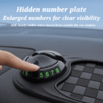 ⁦Woyuosn Multifunction Car Mat with Phone Holder Hidden Number Plate⁩ - الصورة ⁦6⁩