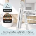 Multipurpose 3 Layer Electric Clothes Drying Rack (66cm) - Billede 2